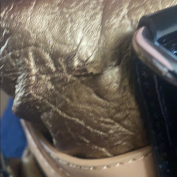 Lightly used purse bronze and black - Picture 7 of 7